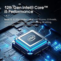 Tablette PC 2 en 1 Intel 13 pouces ultra-fine, toute nouvelle, avec système d'exploitation Windows 11, ordinateur portable 2 en 1 pour les particuliers et les entreprises