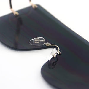 Gafas de sol sin montura mujer moda de gran tamaño humo unisex retro lente de una pieza gafas de sol de Río - Product Image 5