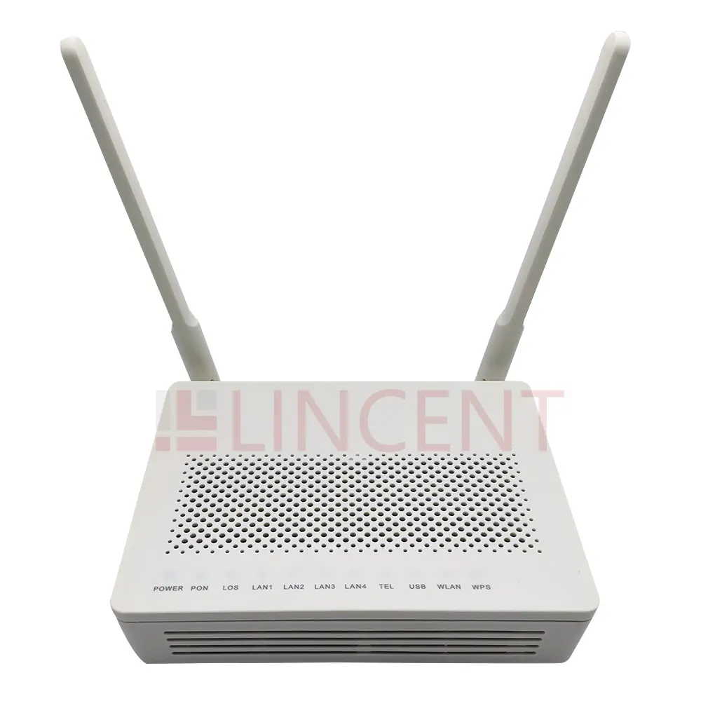 Top Fabriekslevering Van Goede Kwaliteit Hg 8546M Xpon Epon Gpon Onu Ont 1ge + 3fe + 1tel + 1usb + 2.4G Wifi Single-Band Engelse Firmware