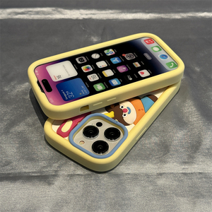 Rab Khung Silicone trường hợp điện thoại cho <span class=keywords><strong>Iphone</strong></span> 16/15 Pro Max/11/14PM/13P/12pro bảo hiểm đầy đủ thiết kế phim hoạt hình bán lẻ bao gồm - Product Image 2