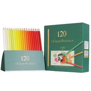 120 цветных карандашей в подарочной коробке, Набор цветных карандашей для художников, профессиональные художественные карандаши на масляной основе, студенческие подарки, школьные принадлежности