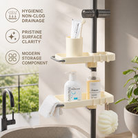 Égouttoir de lavabo détaillé et détachable avec ventilations pour éponges et savons