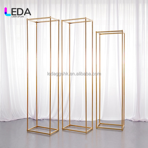 LEDA Factory Direct Wedding Decoration Shiny Gold Flower <b>Stand</b> Wedding <b>Backdrop</b> Stage Decoration for Wedding & Event Decor - Product Image 4