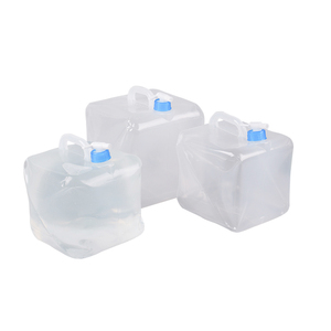 Carafe à <span class=keywords><strong>eau</strong></span> pliable autoportante 15L, conteneur <span class=keywords><strong>d</strong></span>'<span class=keywords><strong>eau</strong></span> robuste pliable <span class=keywords><strong>avec</strong></span> <span class=keywords><strong>support</strong></span> de base, pas besoin de <span class=keywords><strong>support</strong></span> supplémentaire - Product Image 1