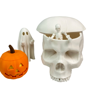 Mới Đến <span class=keywords><strong>3D</strong></span> In PLA Petg Halloween Bí Ngô Điêu Khắc Khổng Lồ Sợi Thủy Tinh Anime Động Vật Theo Chủ Đề Mô Hình Nhựa Bức Tượng Sơn - Product Image 3