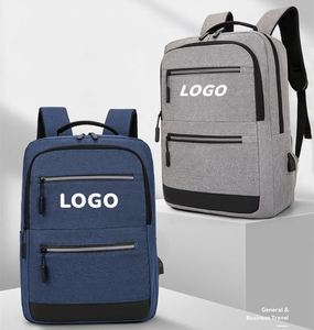 กระเป๋าเป้สะพายหลังสำหรับเล่นกีฬาและเดินทางไปโรงเรียนแบบลำลอง OEM พร้อมโลโก้สั่งทำ ช่องเสียบ USB สำหรับชาร์จ วัสดุผ้า Oxford และโพลีเอสเตอร์ ปิดด้วยซิป - Product Image 2