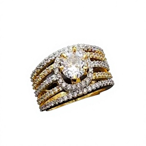 Classic Trendy Best Quality Gold Finish Stylish <b>Ring</b> For Function And Party Wedding Wear Collection For Women And <b>Girls</b> For Wear - Product Image 2