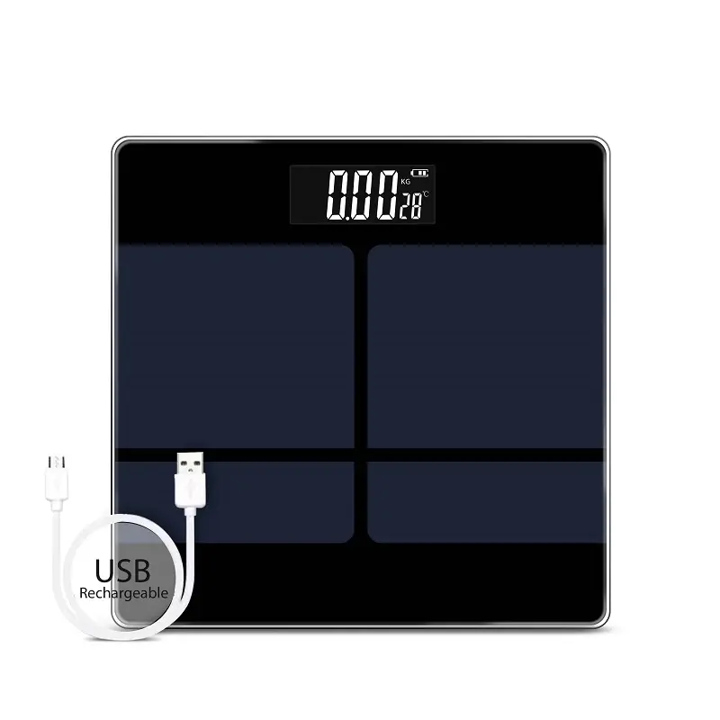 Electronic Portable Weighing 180Kg 396Lb Weight Limit Digital Bathroom Body Scale