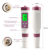 YY400 Testeur de qualité de l'eau 7-en-1 de haute qualité (pH/TDS/Température/EC) – Stylo détecteur de conductivité et moniteur de pureté – Outil de mesure ODM