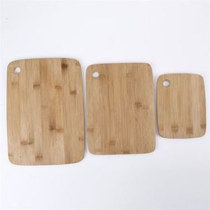 Juego de tablas de cortar de bambú rectangulares de 3 tamaños para uso en la cocina - Product Image 4