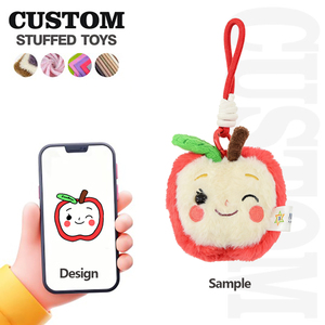 Customize Style Travel Fruit Series Pendant <strong>Cute</strong> Food Plush Toy Backpack Keychain Energy Couple Plush Doll Pendant - Product Image 3