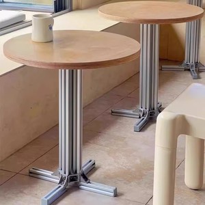 Tavolino da caffè Vintage stile costiero piccolo appartamento per il tempo libero Bar ufficio <span class=keywords><strong>tavolo</strong></span> da tè per sala da pranzo stile Influencer <span class=keywords><strong>tavolo</strong></span> da tè - Product Image 5