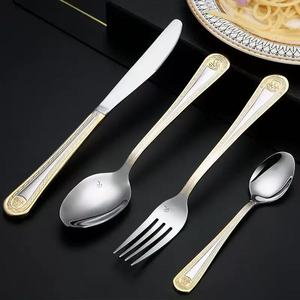 Stainless steel Western-style cutlery set, complete tableware gift <b>box</b>, perfect for holiday gifts, high-end tableware gift <b>box</b> - Product Image 3