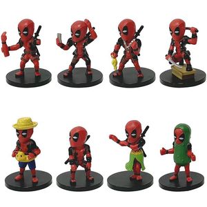 Set de Figuras de Anime de Moda al por Mayor - Colección de 8 Mini Figuras de Héroes para Coche - Product Image 5