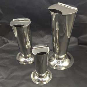 Porte-pinces en acier inoxydable, forme de cône inversé, tube de rangement pour instruments chirurgicaux, conteneur pour pinces - Product Image 2