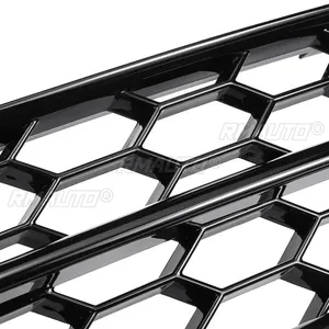 2pcs Car Front Bumper Fog <b>Light</b> Grille Cover Honeycomb <b>Hex</b> Grille Grill for Audi A4 B8 S-Line S4 2008-2012 8K0807681C 8K0807682C - Product Image 4