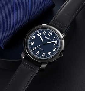 Skmei <span class=keywords><strong>1987</strong></span> New Arrival Người Đàn Ông Của Thể Thao Thạch Anh Đồng Hồ Thời Trang Da Vuông Quay Số Con trỏ Hiển Thị Không Thấm Nước Ngoài Trời Đồng Hồ - Product Image 5