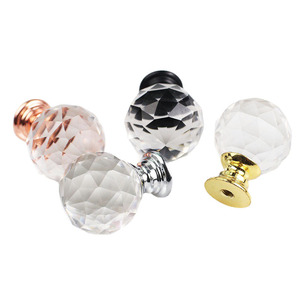 Wholesale and Low Price Clear Crystal Furniture Cabinet Drawer Pull <b>Knob</b> Crystal Cabinet Pull Handles - Product Image 5
