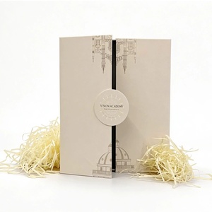 Caja de Regalo de Lujo Personalizada con Doble Puerta, Hecha a Mano, con Tapa Rígida y Bandeja para Empaque Premium - Product Image 4