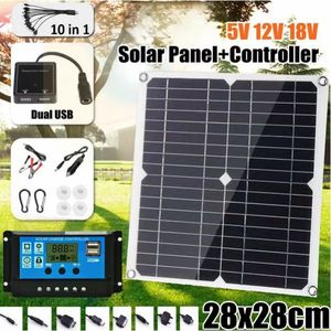 Populaire 12W 5V 12V 18V panneau <span class=keywords><strong>solaire</strong></span> Flexible Double sortie USB voiture bateau chargeur de téléphone portable <span class=keywords><strong>solaire</strong></span> - Product Image 2