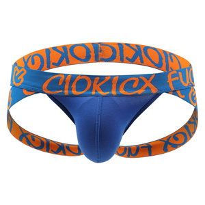AK Custom Knitting Yarn logo <strong>Men</strong> Sports Jockstrap <strong>Stretchy</strong> 95%Cotton Jockstrap Athletic Supporter Male Jockstraps - Product Image 2
