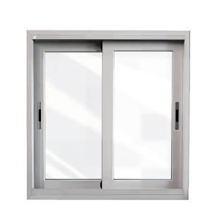 Fenêtre coulissante panoramique à <span class=keywords><strong>double</strong></span> <span class=keywords><strong>vitrage</strong></span> en aluminium à rupture <span class=keywords><strong>de</strong></span> pont thermique NFRC AS2047 sur mesure à 3 rails pour villa - Product Image 1