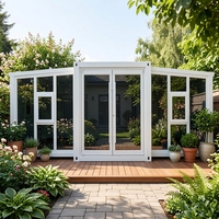 Maison conteneur extensible 20ft 40ft, modules d'habitation autonomes, véranda préfabriquée, maisonnette pour invités avec cuisine et salle de bain CE