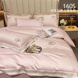 Juego de ropa de cama de algodón 100, nuevo diseño, artículo, Sábana de lujo