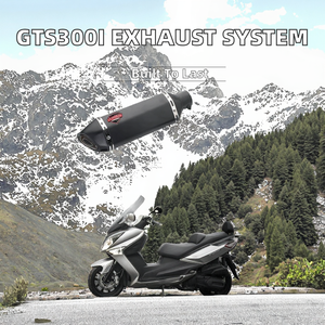 ULASHKIM Nuovo Sistema di Scarico Completo in Acciaio Inox per Moto, Silenziatore Destro per <span class=keywords><strong>SYM</strong></span> GTS GTS300i <span class=keywords><strong>Joymax</strong></span> <span class=keywords><strong>Z</strong></span> 300 - Product Image 2