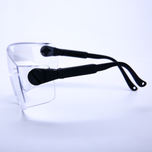 Gafas de seguridad ajustables aprobadas por la CE, protección ocular transparente antivaho y resistente a los arañazos - Product Image 3