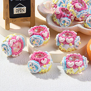 Olio pesante cartone animato <span class=keywords><strong>perline</strong></span> dipinte a mano penna a grana per auto - Product Image 1