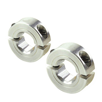Collier de serrage d'arbre à filetage hexagonal en aluminium à haute résistance en acier inoxydable cnc personnalisé
