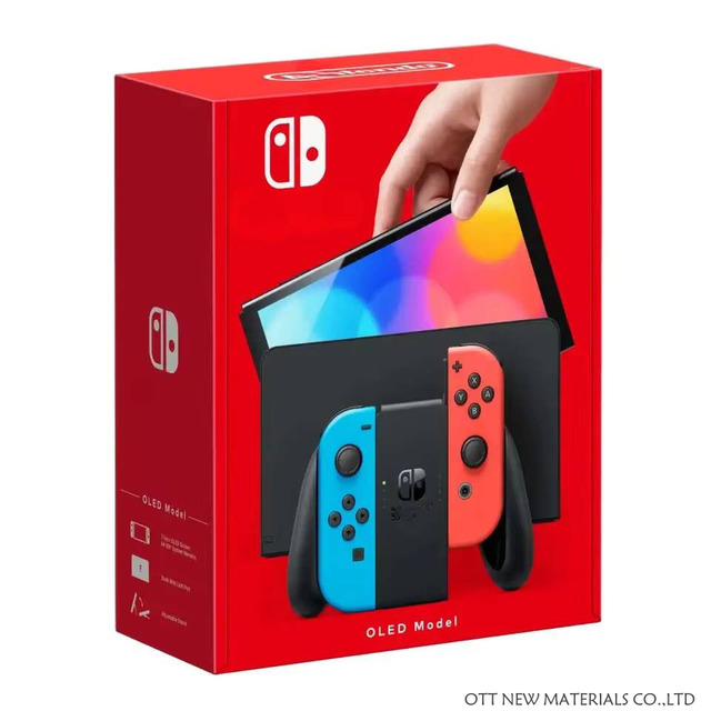 WHOLESALES DISCOUNT PRICE BUY 10 GET 5 NEW for Switch OLED 64GB Console with Neon Blue Color Display and Screen Resolution