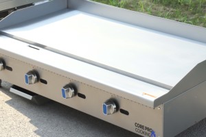 เตาแก๊สแบบแผ่นขนาด 48 นิ้ว รุ่นขายดี 120,000 BTU สแตนเลส ขาปรับระดับได้ ใช้แก๊สธรรมชาติ (NG) หรือ โพรเพน อุปกรณ์ครัว - Product Image 5