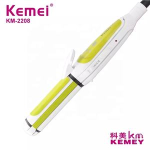 Plancha de pelo Vaper de iones negativos de un solo paso Kemei, alisador de pelo de plancha plana recargable 3 en 1, venta <span class=keywords><strong>al</strong></span> <span class=keywords><strong>por</strong></span> <span class=keywords><strong>mayor</strong></span> - Product Image 2