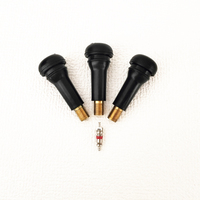 Valve TR414BR pour pneu plein sans chambre à air Toolon, pour gonflage et dégonflage de moto