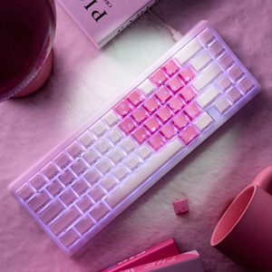 XVX rosa FlutterBloom OEM profilo IMD-Tech tasti tasti meccanici tastiera PBT + PC 21-Key tutti gli interruttori MX in stile MX cloni sbocciano - Product Image 2