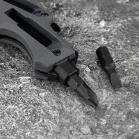 Couteau multifonctionnel Tanto le plus vendu avec manche G10 - Outil EDC d'extérieur haute dureté avec tournevis et ouvre-bouteille