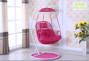 थोक झूला कुर्सी इनडोर झूला स्टैंड के साथ बालकनी स्विंग कुर्सी बच्चे वयस्क रतन विकर स्विंग अंडे की कुर्सी के लिए बेडरूम - Product Image 5