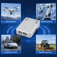 Système de navigation GPS pour tracteur Base E Rover GNSS RTK multifréquence, anti-brouillage, indice de protection IP54, température de fonctionnement de -45 à 75 degrés Celsius