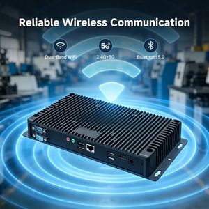 Nueva Mini PC sin Ventilador, 12 Núcleos, Celeron N5100, Windows 11 Pro, DDR4, 2xUSB3.0, 2xRS232, 2xLAN, BT5.0/WiFi de Doble Banda, Negra, VR - Product Image 2