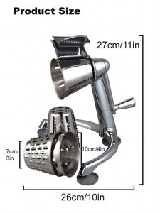 Rotary Drum Grater with 5 Stainless Steel Blades <strong>Salad</strong> <strong>Master</strong> - Product Image 5