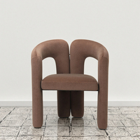 Fauteuil de salon au design nordique moderne avec panneaux en bois pour chambre, bureau à domicile, salon, meuble élégant pour coiffeuse et loisirs