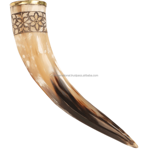 Corne de bœuf Unique pour l'eau potable et le café, couleur de corne naturelle polie avec emballage personnalisé, articles de cuisine pour hôtel, prix bon marché - Product Image 4