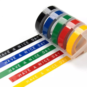 Cinta de 9mm compatible con <span class=keywords><strong>DYMO</strong></span> Impresora 3D cinta de grabado Manual etiquetas estéreo para <span class=keywords><strong>Dymo</strong></span> <span class=keywords><strong>1610</strong></span>/1540 Motex E101 impresora de etiquetas - Product Image 1