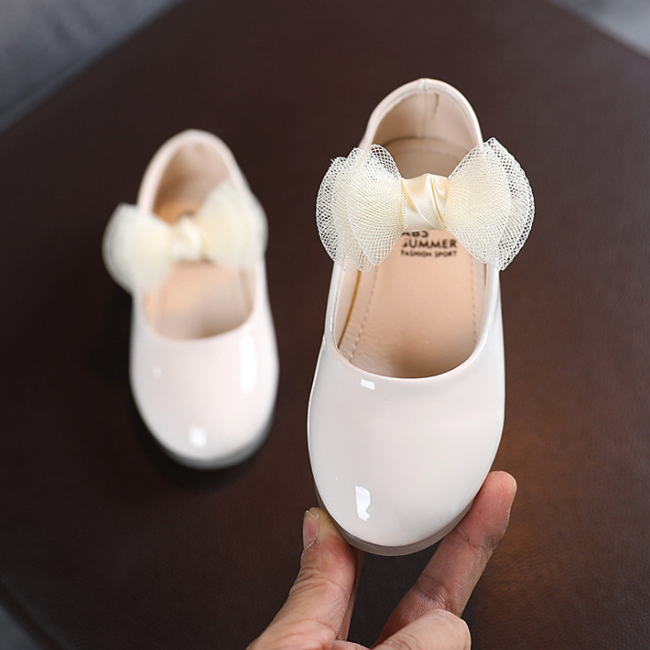 Kids Girls Princess Party Dress Shoes Children Shoes Bow Girl Leather Shoes For Girls