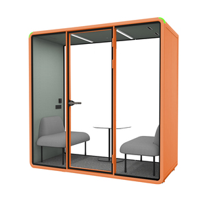 บูธโทรศัพท์ส่วนตัวแบบกันเสียงสำหรับ 2 คน รุ่น Acoustic Pod สำหรับการประชุมในร่ม บูธโทรศัพท์สำนักงาน - Product Image 4