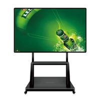 Écran LCD IPS FHD commercial de 32 pouces avec écran tactile capacitif Android/Windows, support mural, logiciel de gestion extérieur intégré, CMS