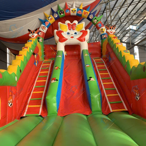 บ้านลมเป่าลมรูปแมว ขนาด 5x10 เมตร ผลิตในเวียดนาม วัสดุ PVC ใช้งานง่าย เหมาะสำหรับสวนสนุกและงานอีเว้นท์ - Product Image 1