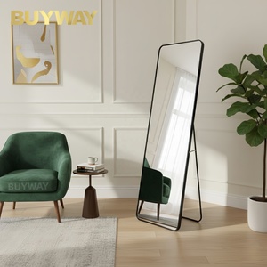 Gran Casa Gigante Decorativa Gran Oro Largo Enorme Marco de Metal <span class=keywords><strong>Cuerpo</strong></span> <span class=keywords><strong>Entero</strong></span> Tamaño Completo De Pie <span class=keywords><strong>Espejo</strong></span> De Piso De Longitud Completa <span class=keywords><strong>Con</strong></span> <span class=keywords><strong>Soporte</strong></span> - Product Image 1